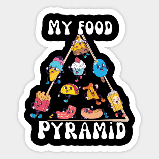 My food pyramid Sticker